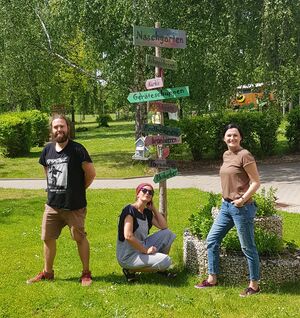 Das AWO-Team für Altenburg-Nord: Patrick Wagner, Ute Rochner und Marleen Stroka