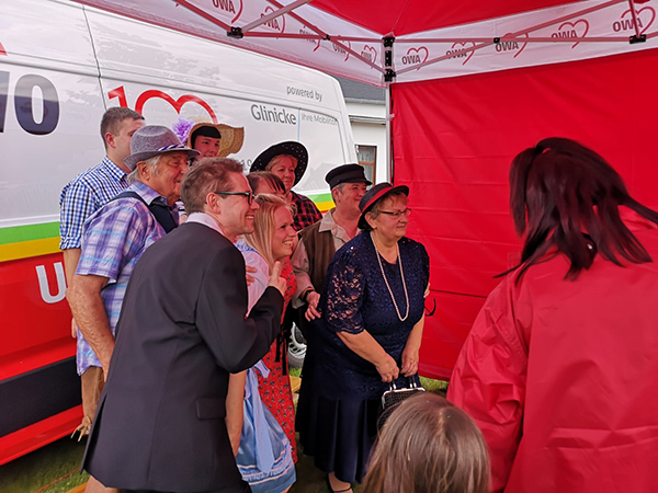 100 Jahre AWO: 2. Tourstation in Triebes 100 Jahre AWO: 2. Tourstation in Triebes