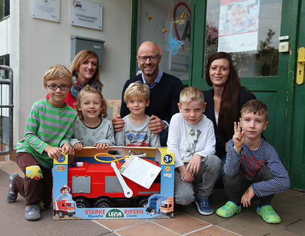 Spielzeugspende für die Kita "Hanseviertel" in Erfurt